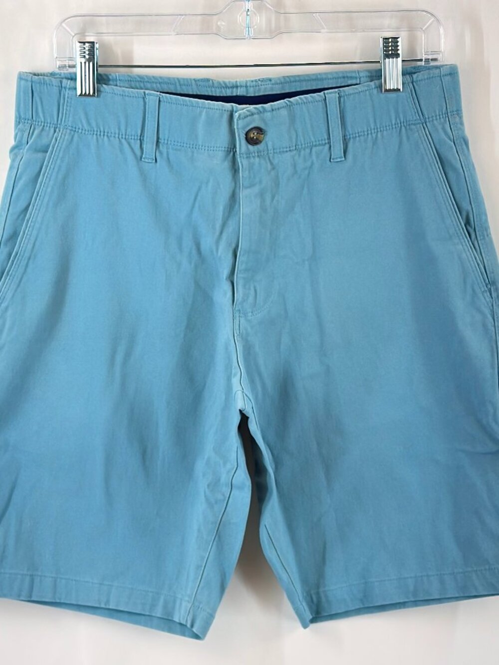 NAT Nast Chino Shorts Men’s Moss Green Size 32 Stretch Classic Straight Fit Golf